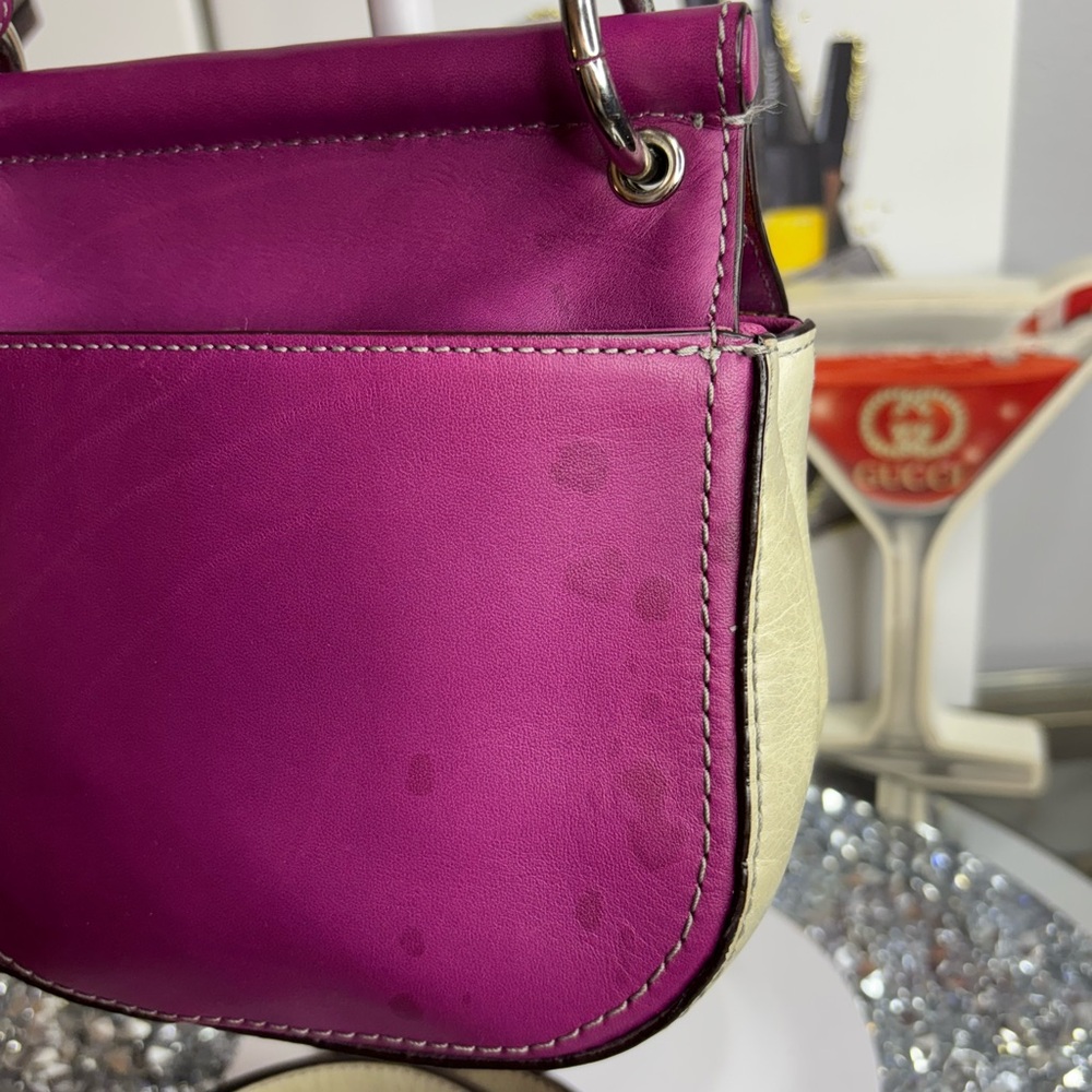 Coach 2012 Legacy Mini Willis colorblock leather crossbody bag EUC - Picture 6 of 17